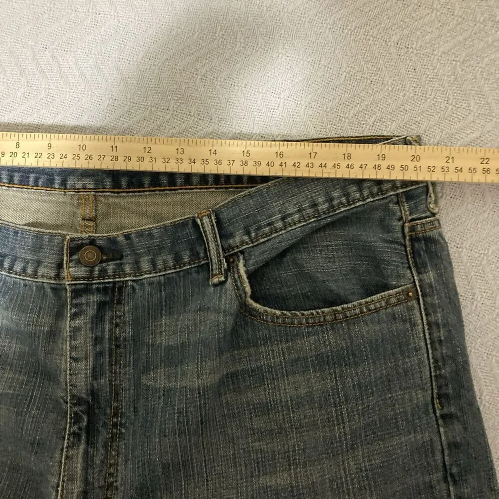 Levi 550 Relaxed Fit 5 Pocket Men’s Jeans 44x34 Light Wash Big & Tall
